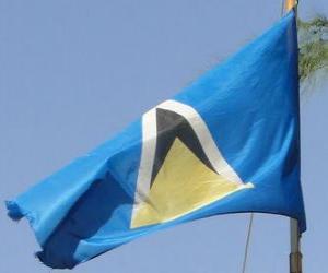 пазл Флаг Сент-Люсии